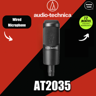 Audio-technica AT2035 Cardioid Condenser Microphone Suitable for Studio Podcast and Streaming Media 