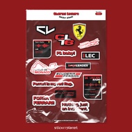 F1 - Charles Leclerc stickers (15 stickers)