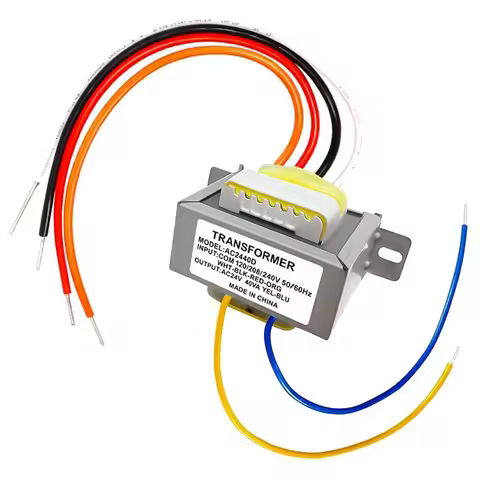 A34R Control Transformer 24V 40VA With Foot Mount For HVAC Furnace- Primary 120/208/240V 50-60Hz, Se