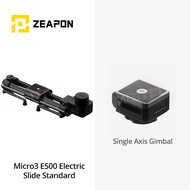 ZEAPON Micro 3 E500 E700สไลด์ไฟฟ้าระยะทางคู่แบบพกพามี PD-E1 PS-E1 PONS หัวกระทะมอเตอร์สำหรับกล้องวิด