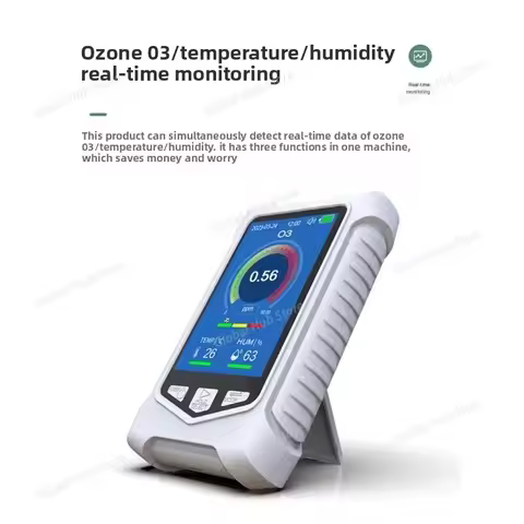 New DM126-O3 Ozone Quality Detector Temperature Humidity Sensor Tester, LCD Screen Display Ozone Acc