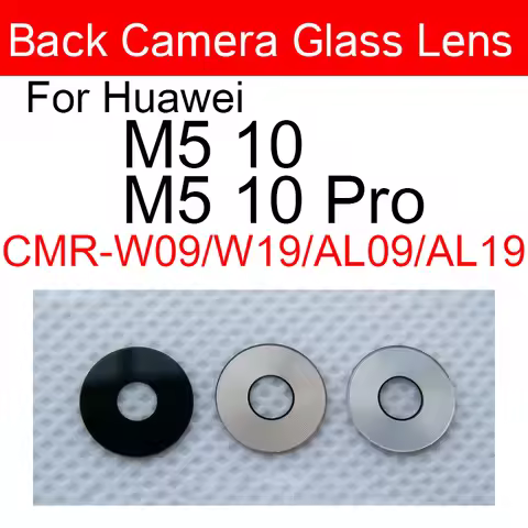 1pcs Rear Back Camera Glass Lens With Sticker For Huawei MediaPad M5 10 Pro WiFi CMR-W09 W19 AL09 AL