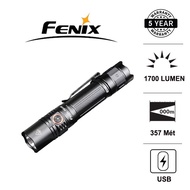 FENIX PD35 V3.0 flashlight, 1700 lumen brightness, 357m range, 18650 2600mAh rechargeable battery in