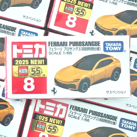 Takara Tomy Tomica No.8 Ferrari Purosangue Car Alloy Toys Motor Vehicle Diecast Metal Model Kids Xma