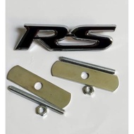 Black RS Grille Logo Emblem