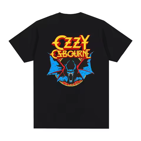 Ozzy Osbourne T Shirt Graphic Printing Hip Hop -shirt Short Sleeve GothicTshirt Unisex High Quality 