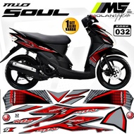 Decal Sticker Striping Variations Mio Soul Karbu 2006-2012 - Mio Soul 115 - Mio Soul Old/Old - Mio S