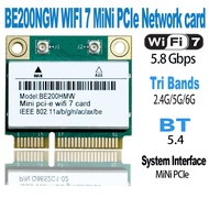 INTEL BE200NGW Wi-FI7 802.11BE Wireless Card Bluetooth 5.4 Be 200 MINI PCIE PCI-E WI-FI Good Cheap