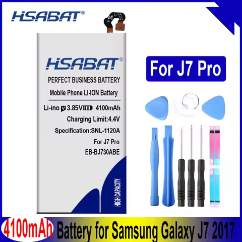HSABAT 4100mAh EB-BJ730ABE Battery for Samsung Galaxy J7 2017, Galaxy J7 Pro, SM-J730F/DS, J730FM, J