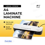 OSMILE A4 Laminator Laminate Machine Mesin SL299 Laminating A4 Plastik Liminit Cold Hot Lamination
