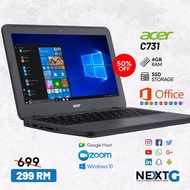Acer C731 Laptop 4GB RAM/16 GB SSD /Windows 10