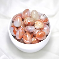 [astral friends] Peach Botswana Agate Tumble