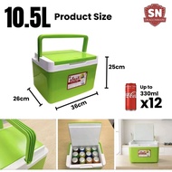 Cooler Box Picnic Ice Box 10.5 Litre Storage Container Portable Tong Ais Dragonware