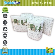 Bumble Bee Baby Cot Bumper (2 Pcs) (Premium Cotton Jersey Knit)