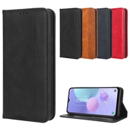 Suitable for TCL 405 Phone Case TCL 406/408 Phone Leather Case Magnetic Flip Card T506D Retro Patter