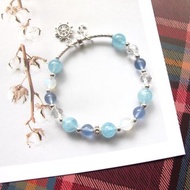 螢石 白水晶 海水藍寶 月光石 925銀【漂浮航向】航海王 開啟智慧