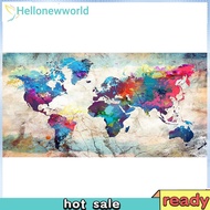 5D Diamond Painting Full Square Drill world map Picture of Rhinestone