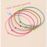 Lucky string jewelry bracelet or ankle ( 71 or 72 size string)