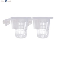 Special Offer 2pcs Aquarium Plant Holder Fish Tank Planter Cups With Holes Design Fish Tank Decor Accessory For Fast