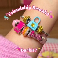 Barbie Charm & Bracelet Friendship Couple