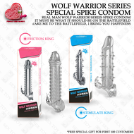 Wolf Warrior Series Special Spike Condom Kondom Tahan Lama Delay Condom Kondom Berduri Alat Mainan S