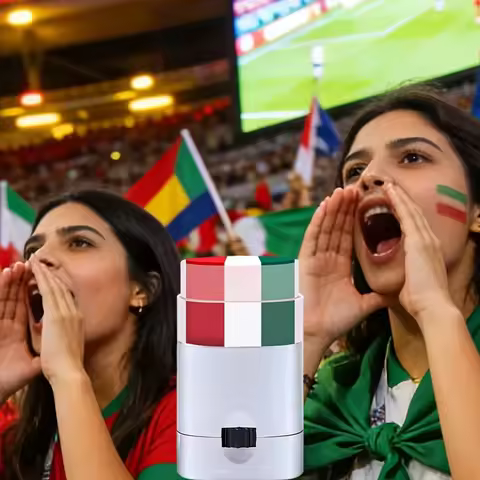 Country Flag Face Paint Stick Stripe Football Fan Brush Stick Face & Body Paint Football Game Cheeri