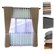 9 Waves 18 holes PREMIUM DOFF BLACKOUT CURTAIN FABRICRing