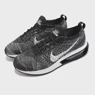 Nike 休閒鞋 Air Max Flyknit Racer 女鞋 黑 白 經典 針織 氣墊 透氣 DM9073-001