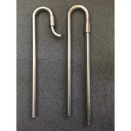 Stainless Steel Aquarium IN OUT SET Fi12 - Fi16 360 DEGREE ROTATION - SUPER SHINY, EXTREMELY BEAUTIF