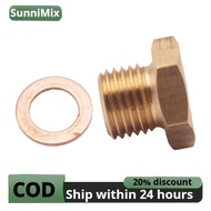 1/8\" NPT to M14x1.5 Male Oil Pressure Adapter Brass with