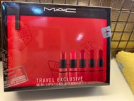 MAC 5支迷你唇膏+化妝袋禮盒裝