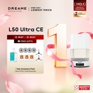 Dreame  L50 Ultra CE Robot Vacuum | MopExtend RoboSwing 3.0 | 25,000Pa Suction Power