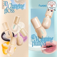 [fwee] Korea Makeup 3D Changing Gloss / 4D Voluming Plumper _ Lip Gloss