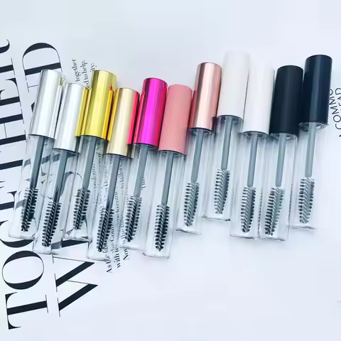 10ml Empty Mascara Tubes Eyelashes Bottles Vials For Castor Oil DIY Eyebrow Cosmetic Packing Contain