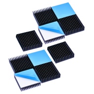 Easycargo 40mm Heatsink Kit 40x40x11mm + 3M 8810 Thermal Conductive Adhesive Tape, Cooler Heat Sink 