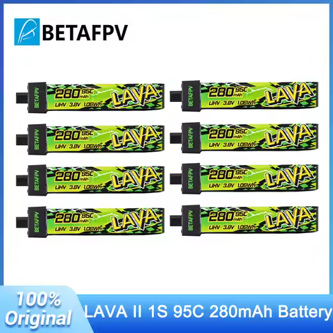 NEW BETAFPV LAVA II 1S 95C Battery 280 mAh 3.8V LiHV Battery BT2.0 for Air65, Meteor65 Pro, Cetus