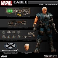 全新 現貨 Mezco One:12 Collective Marvel Legends Cable 1/12 deadpool 電纜 shf dc mafex Mezco One:12 Collec