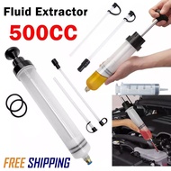 500cc Car Oil Fluid Engine Syringe Penyedut Suction Engine Oil Extractor Minyak Enjin Rem Diskbrake 