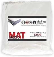 Resilia Mattress Bag for Moving and Storage – King, 78 x 12 x 115 Inches, Heavy-Duty 4mm Thick Bag, 