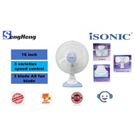 ISONIC Kipas Meja 16" TABLE FAN / Floor Fan CTF-TF16A Kipas angin meja murah