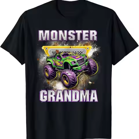 Monster Truck Grandma Are My Jam Lovers T Shirt