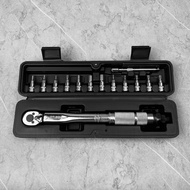 (Local) Adjustable Torque Wrench Set (5-25Nm) Socket Wrench Ratchet Carbon Hex Torx Allen Key Philli