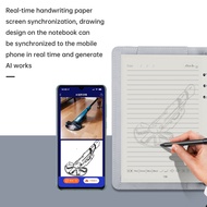 Smart Pen + A5 Leather Notebook Lined urnal Planner Real-time Sync for Digitizing Use with APP Voice