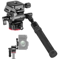 NEEWER Video Tripod Head Upgraded with Vertical/Horizontal Switch, Compact Metal Pan Tilt Fluid Head
