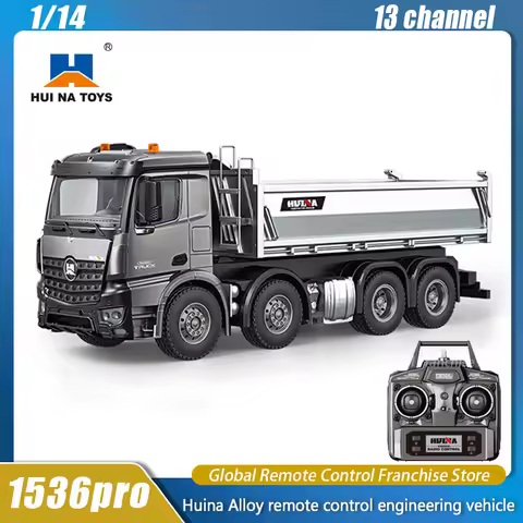 Huina 1536pro Huina 1537 1:14 Huina Rc Truck Alloy Engineering Vehicle Full Proportion Heavy Remote 