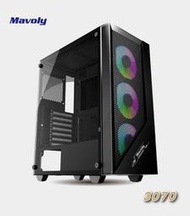 《奉心科技》MAVOLY 松聖 3070 電競機殼 RGB 定光風扇*3 可自取 ~台中西屯逢甲筆電電腦維修
