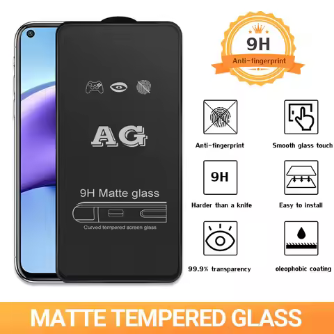 Matte Protective Glass For Vivo V21 V20 SE V23E V19 V17 V15 V11i Screen Protector Vivo Y33S Y19 Y12S