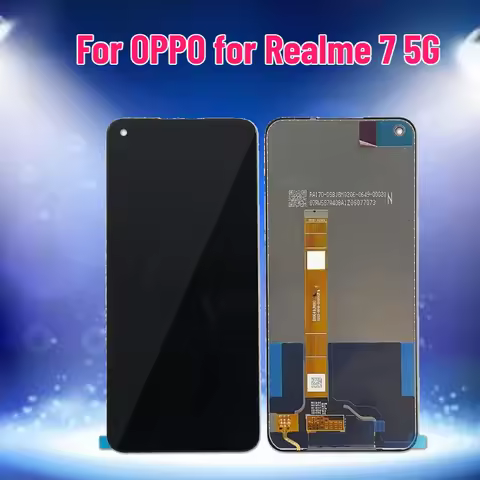 6.5" LCD Display for OPPO for Realme 7 5G Display +Touch Screen Digitizer Assembly Replacement for R