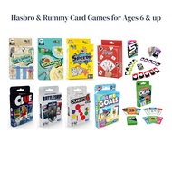 Hasbro and Rummy Card Games for Ages 6 & up, Jalan, Makan, 5 Alive, Deal, Battleship, Connect 4