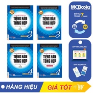 Sách - Combo Tiếng Hàn Tổng Hợp Dành Cho Người Việt Nam Trung Cấp 3 - 4 sách bài học - bài tập ( phi